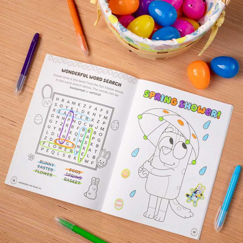 Bluey Colortivity: Happy Easter, Bluey! Coloring Book