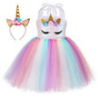 (4-6 Years) Pastel Unicorn Tutu Dress- Pastel