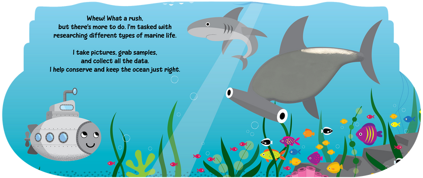 Deep-Sea Diving Submarine Board Book
