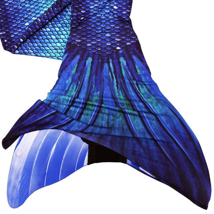 Ocean Deep Mermaid Tail + Monofin Set for kids, girls, teens, and women (pool toy)