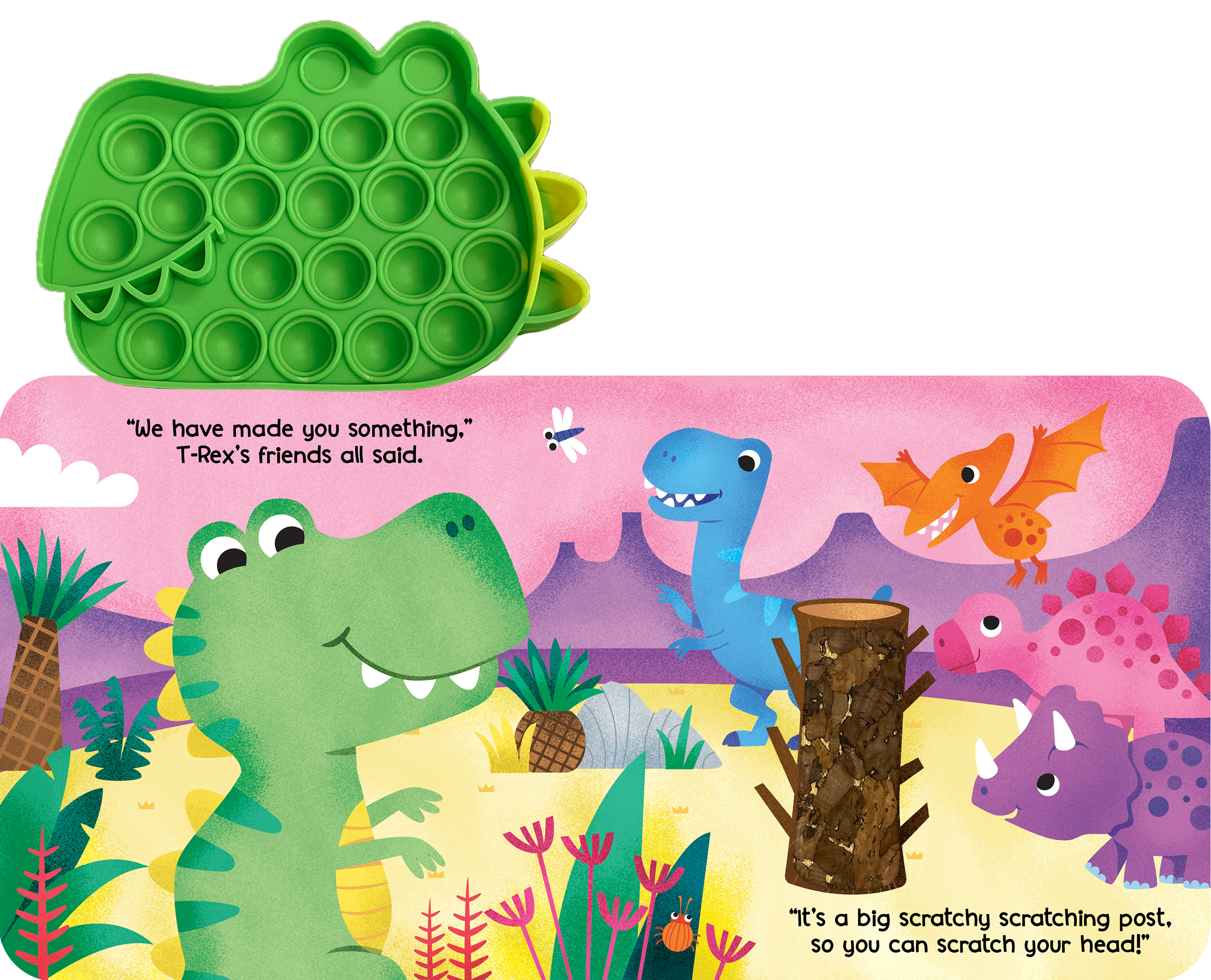 Little T-Rex - Your Sensory Fidget Friend Board Book