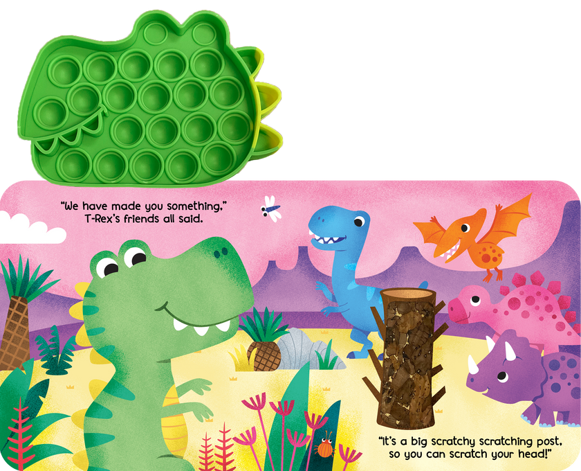Little T-Rex - Your Sensory Fidget Friend Board Book