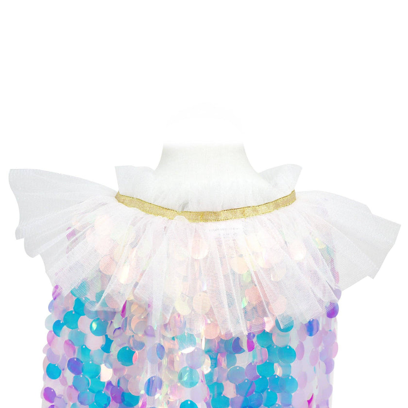 Shimmering Mermaid Sequined Party Cape