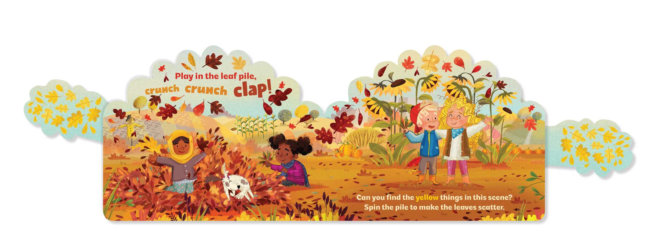 Jump in the Leaf Pile Board Book