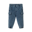Infant Knit Jogger  | Blue Denim