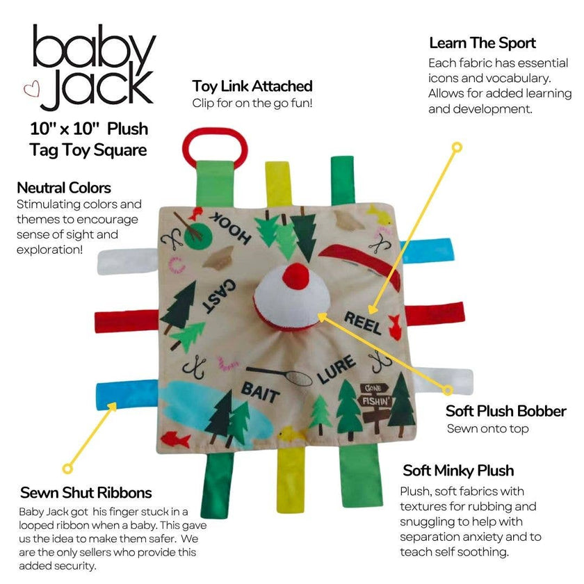 Crinkle Tag Sensory Toy-Fishing Bobber