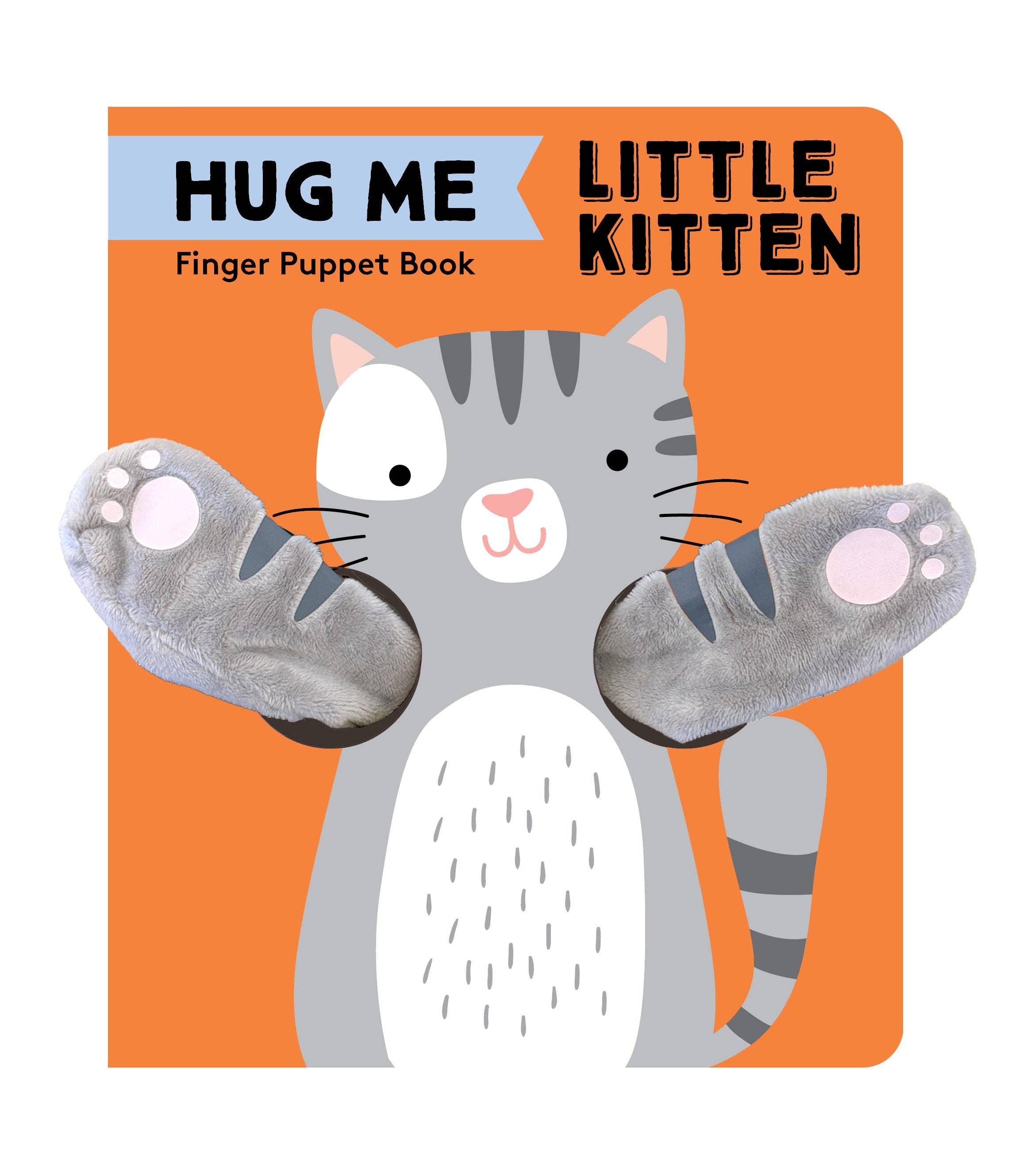 Finger Puppet Board Book- Hug Me Little Kitten
