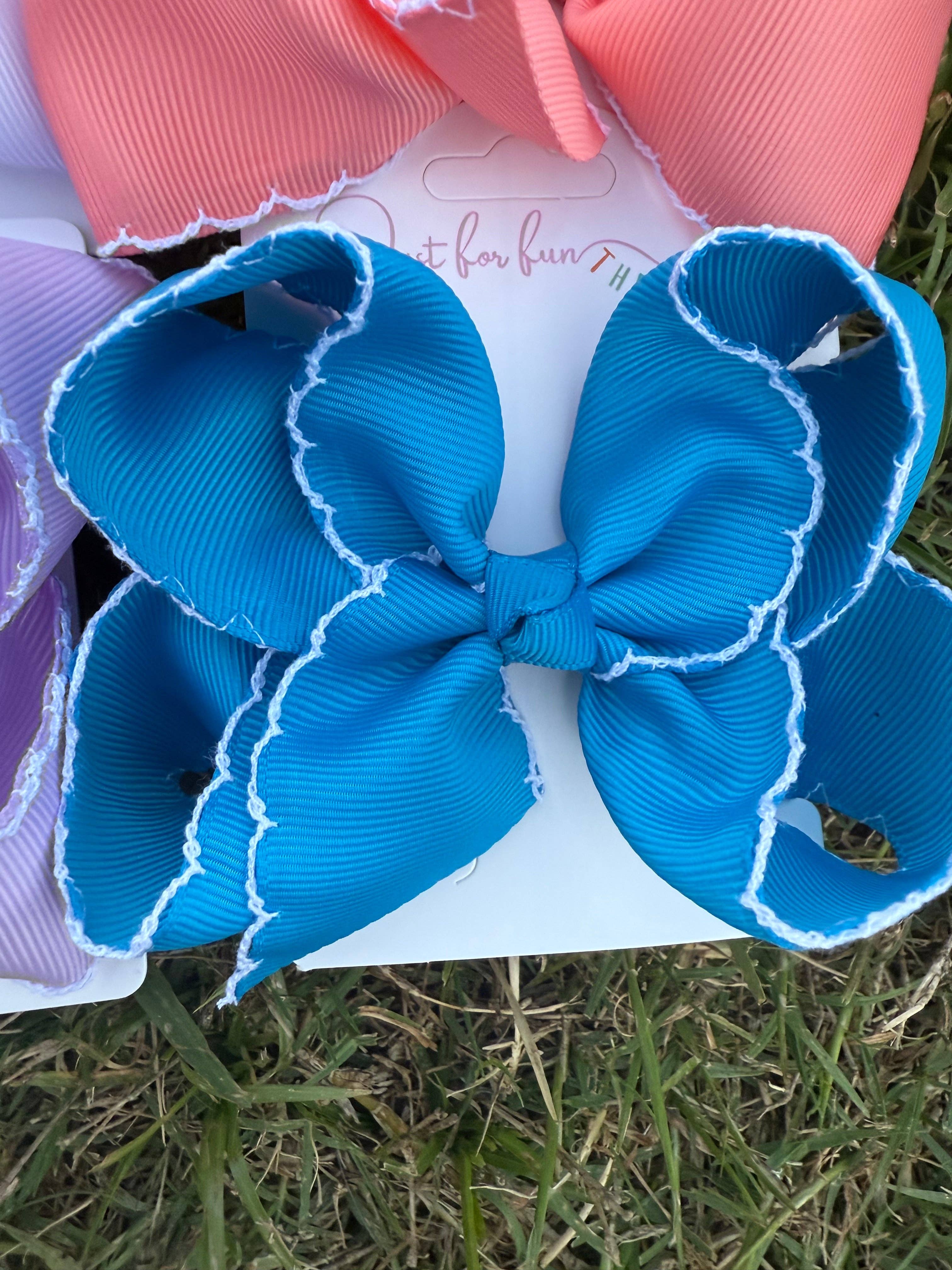 Tiny Fun Solid Hair Bows (4in)