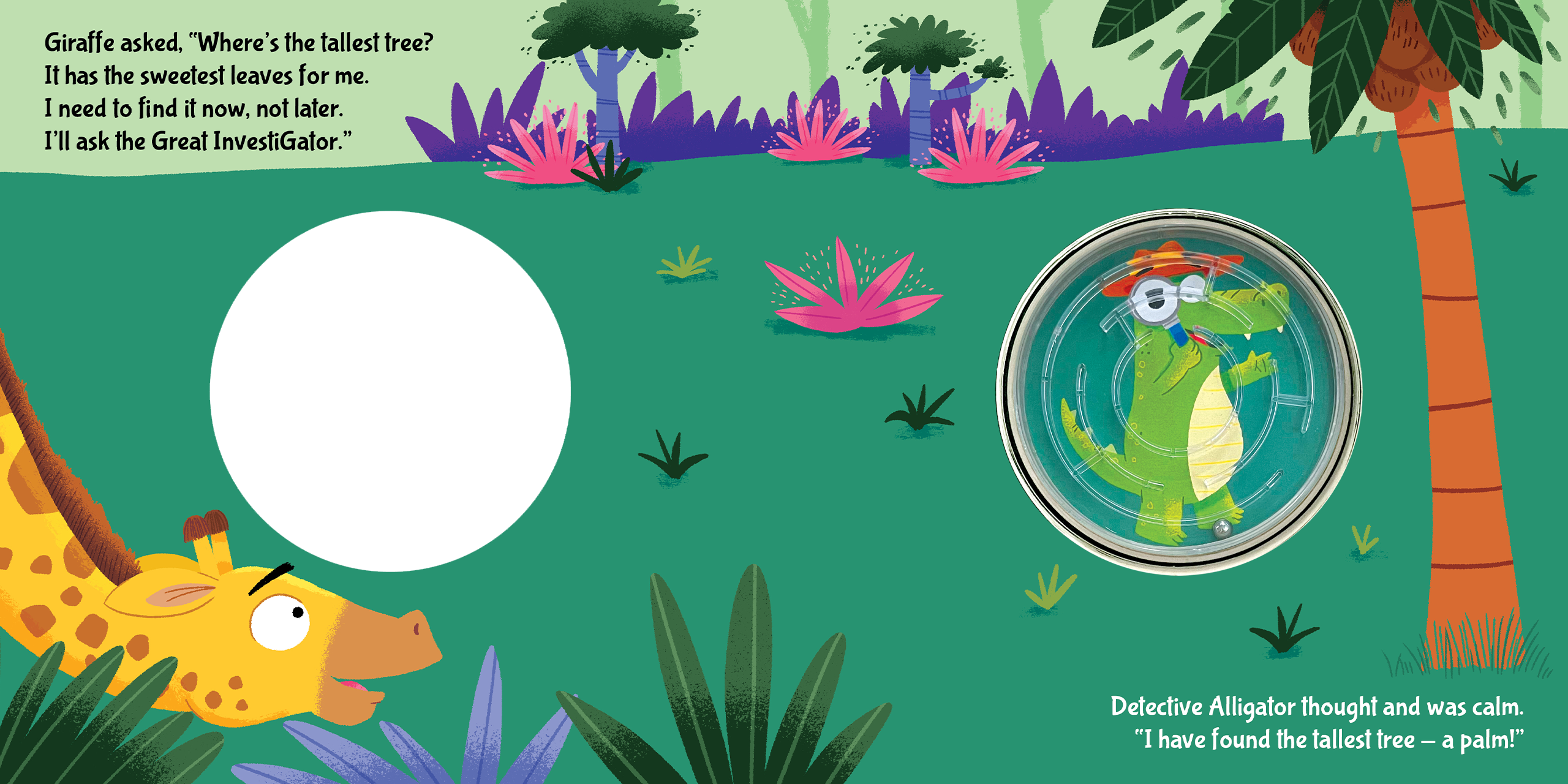 The Great InvestiGator- Children's Sensory Storybook with Touch and Fidget Bead Maze