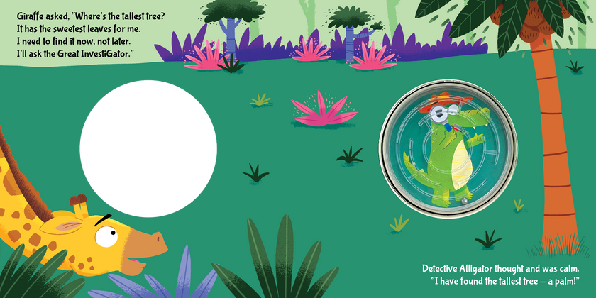 The Great InvestiGator- Children's Sensory Storybook with Touch and Fidget Bead Maze