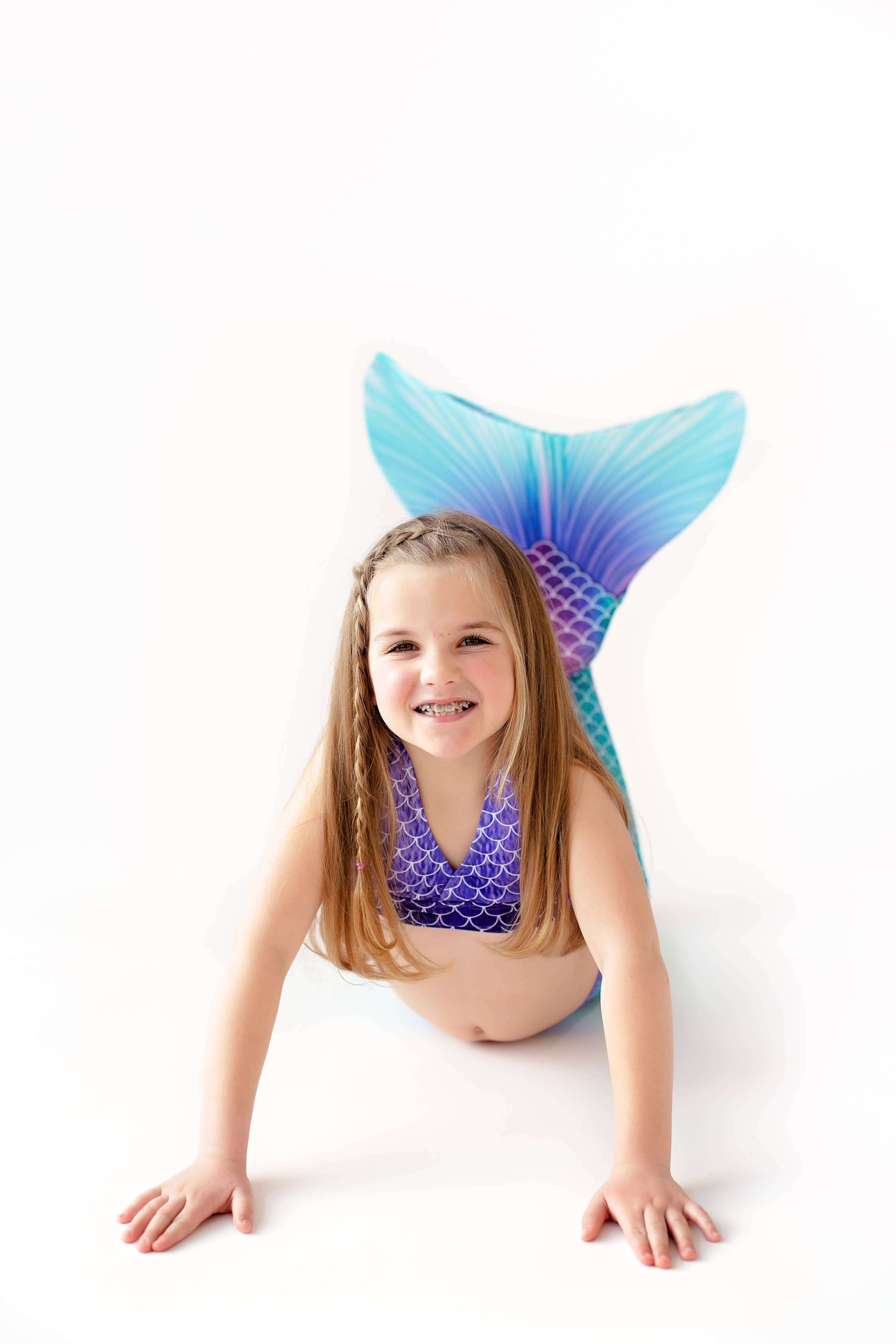 Mermaid Magic Mermaid Tail + Monofin Set for kids, girls, teens, and women (pool toy)