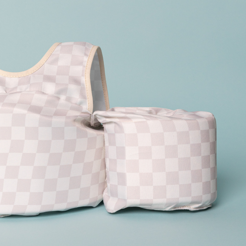 Neutral Checkered Kids Float