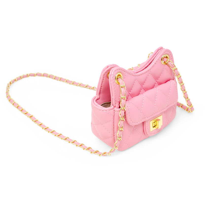 Girls Tiny Quilted Treasure Purse