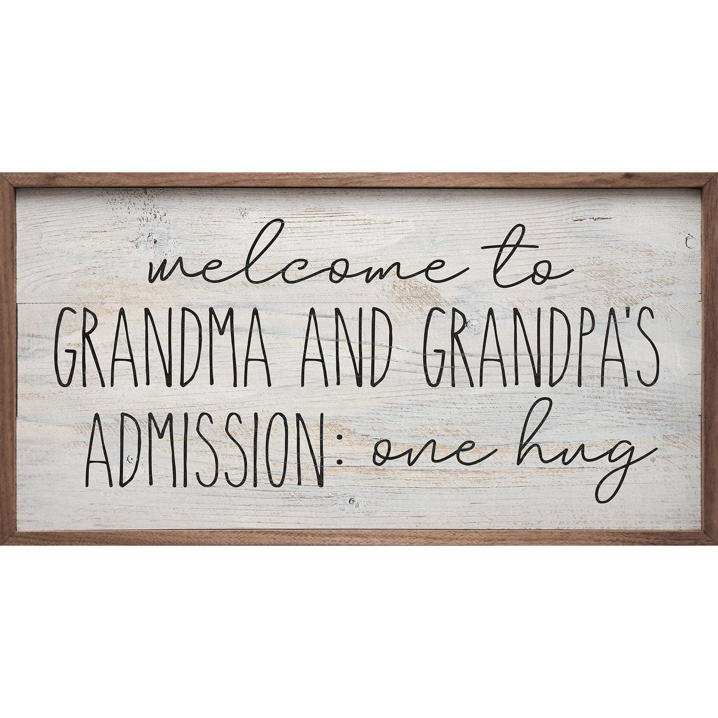 Welcome To Grandma And Grandpa's Sign