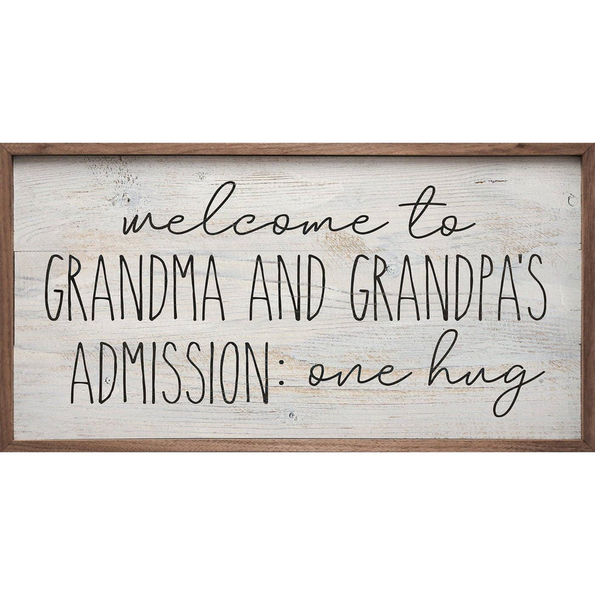 Welcome To Grandma And Grandpa's Sign