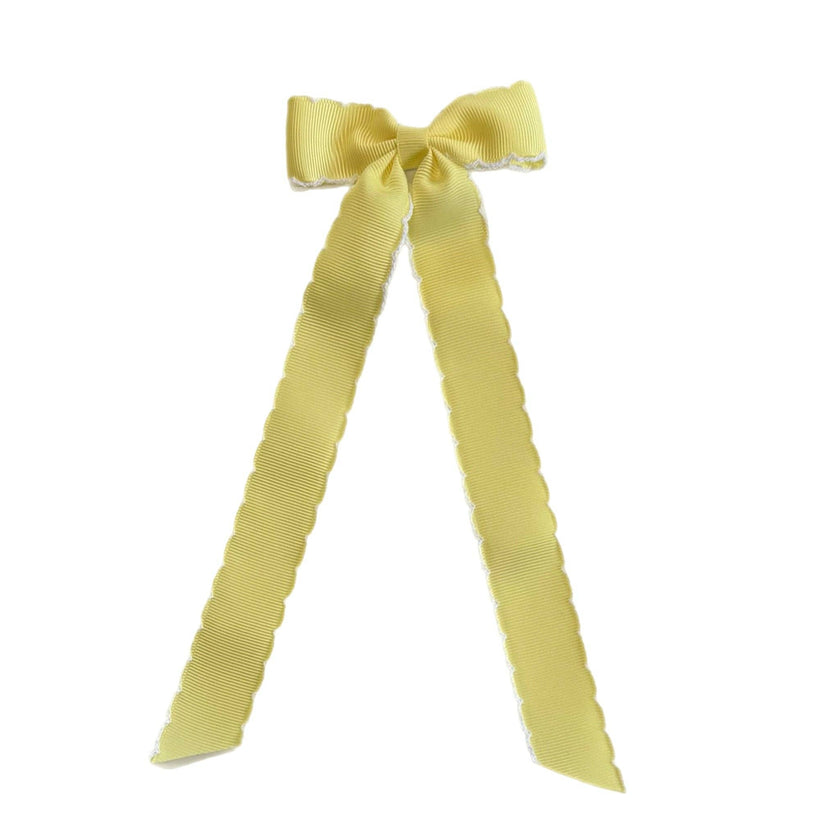 Fun Longtail Solid Hair Bows