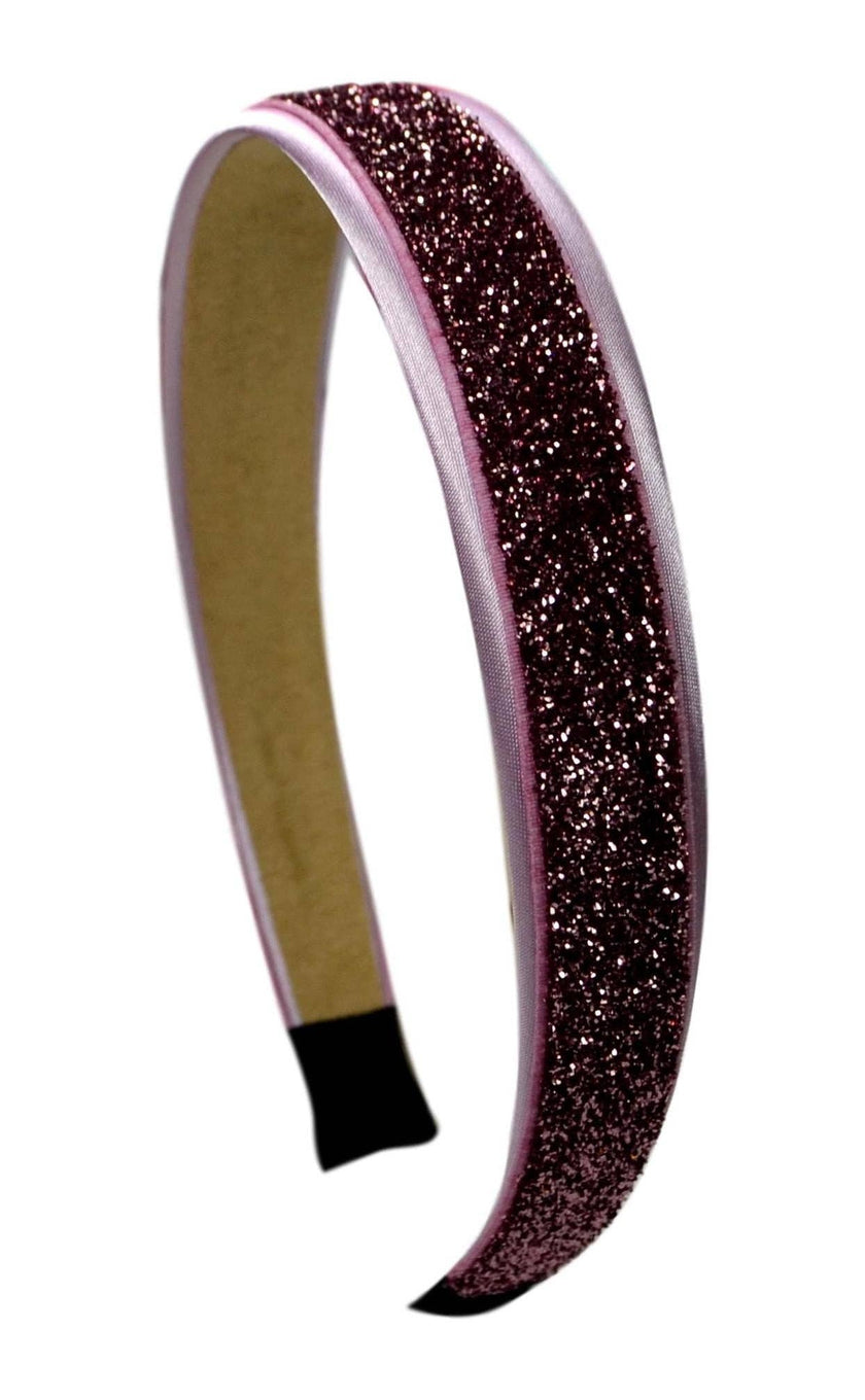 Satin Glitter Sparkle Arch Girls Headband - Assorted