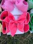 Tiny Fun Solid Hair Bows (4in)