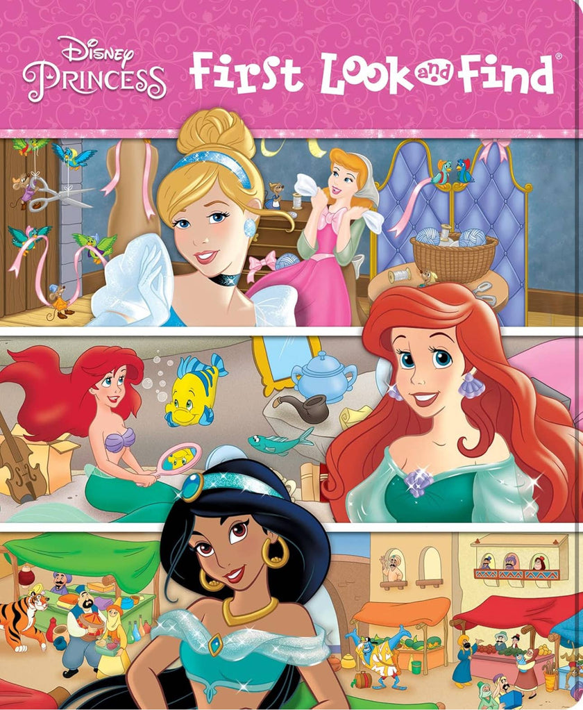 Disney Princess - First Look and Find Book and Activity Card Set