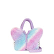Plush Butterfly Pearl Crossbody Bag