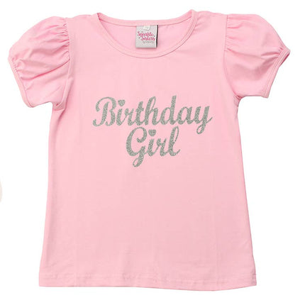 Birthday Girl Puff Sleeve Tee