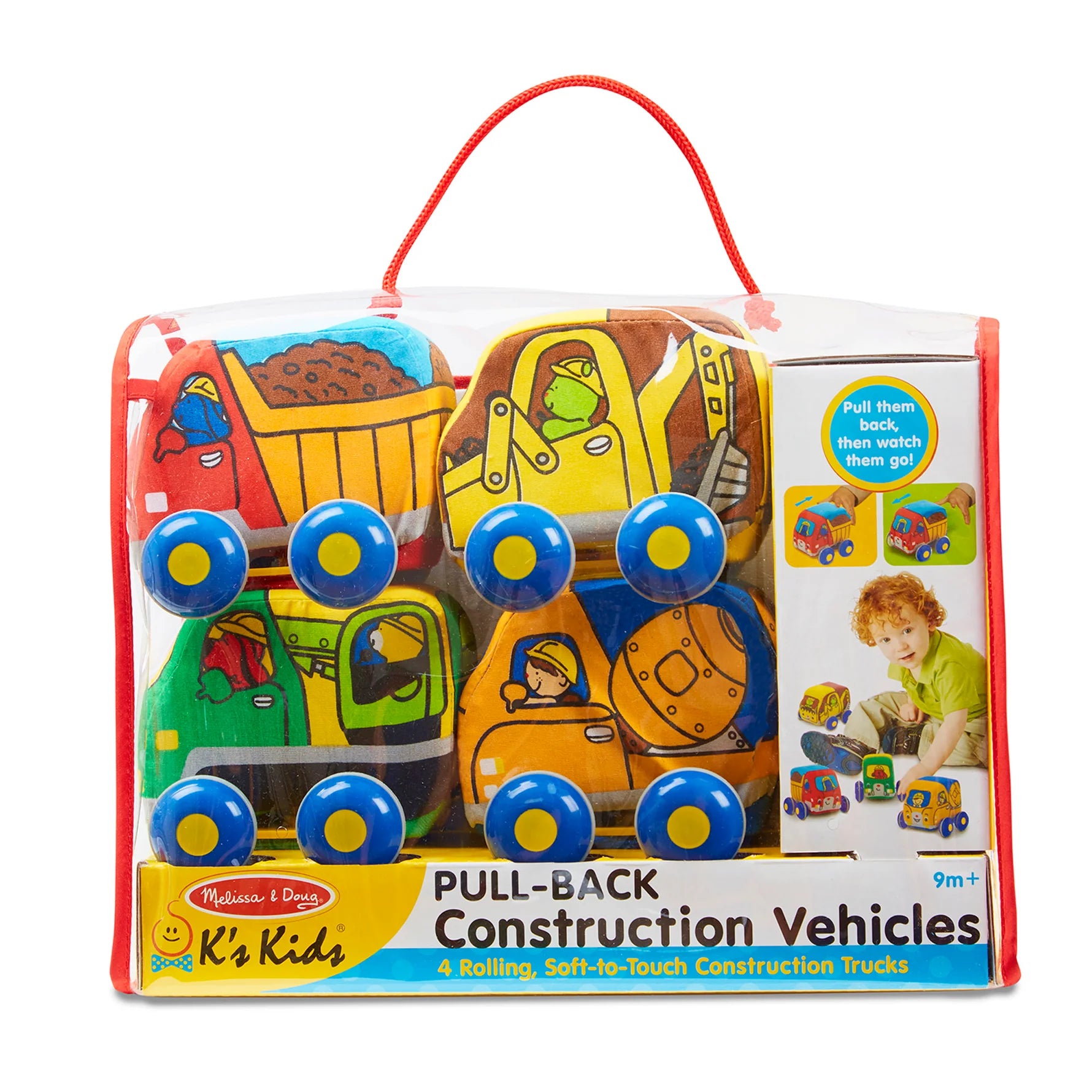 Pull-Back Construction Vehicles Toy Set