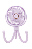 Matte Pastel Led Flexible Leg Electric Fan - Assorted