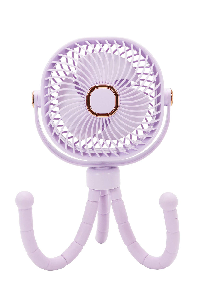 Matte Pastel Led Flexible Leg Electric Fan - Assorted