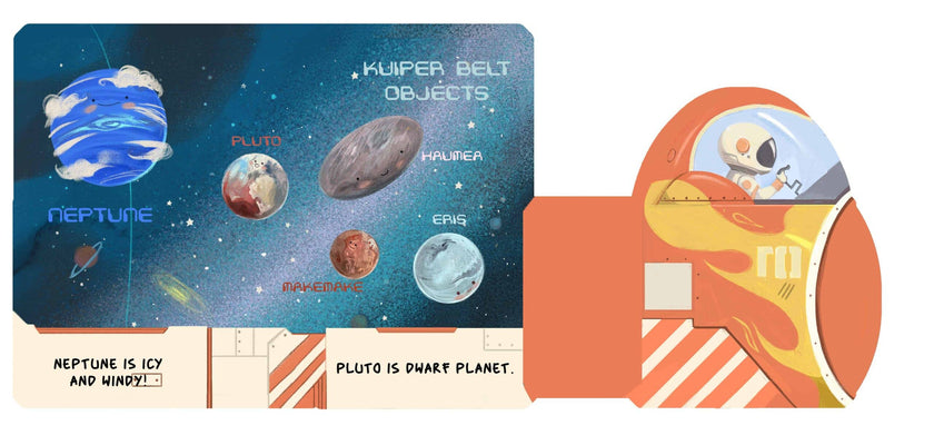 Space Train Board Book