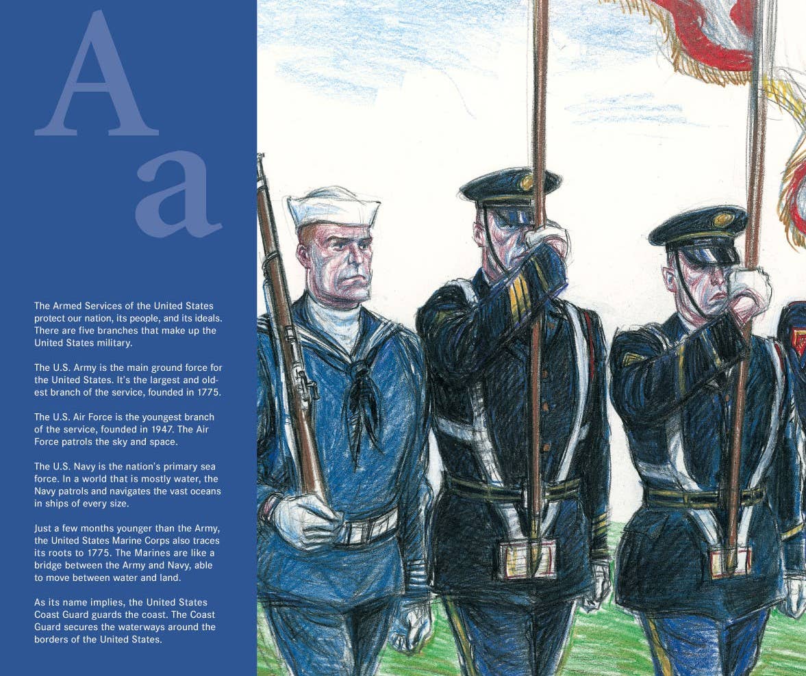 H is for Honor: A Military Family Alphabet picture book