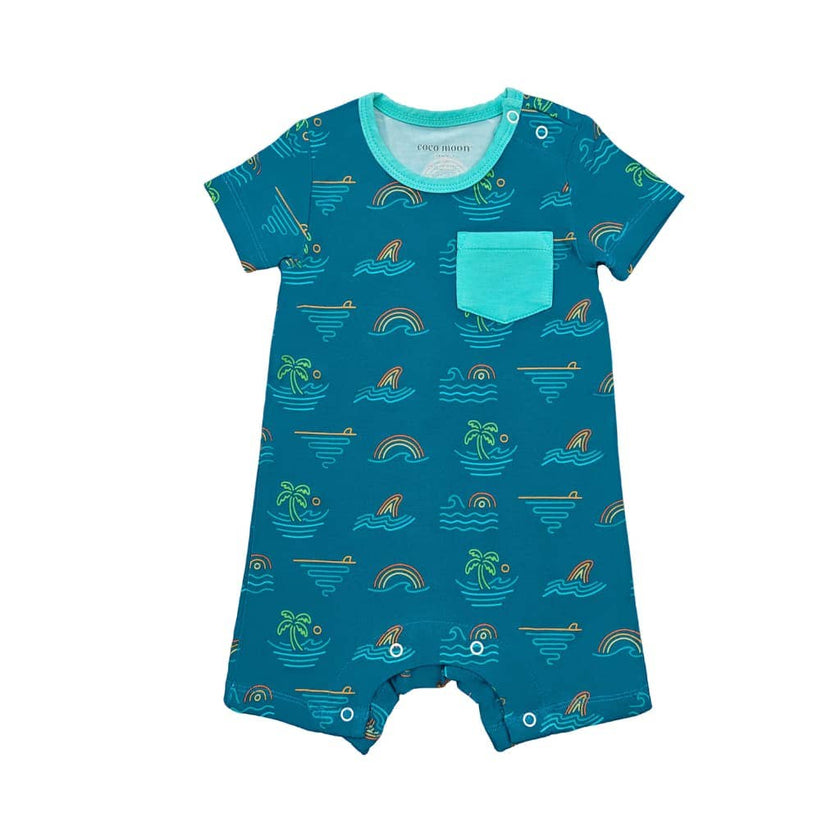 Tropical Daydream Shortie Bamboo Romper