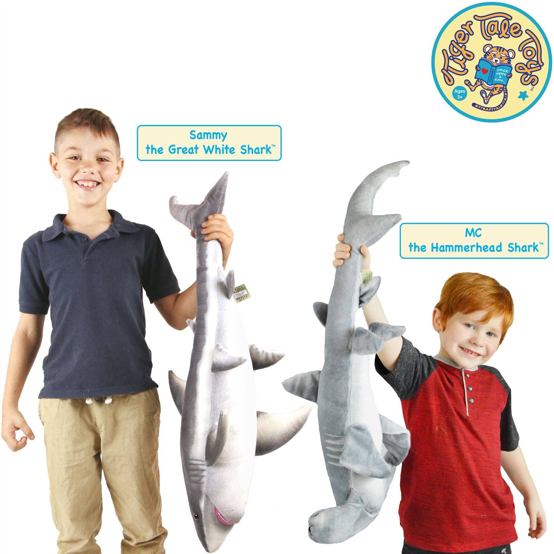 Sammy The Shark 36 Inch Stuffed Animal Plush