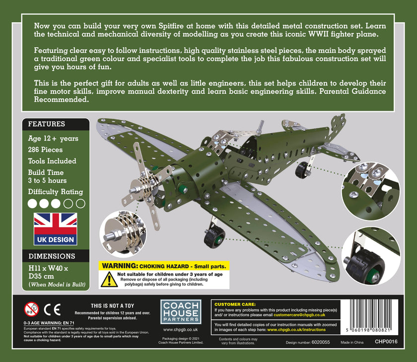 Spitfire Metal Construction Kit