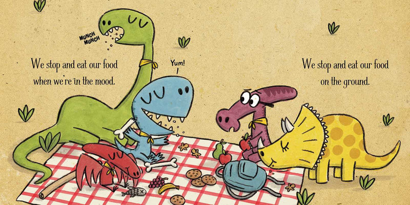 We Are the Dinosaurs Hardcover Book