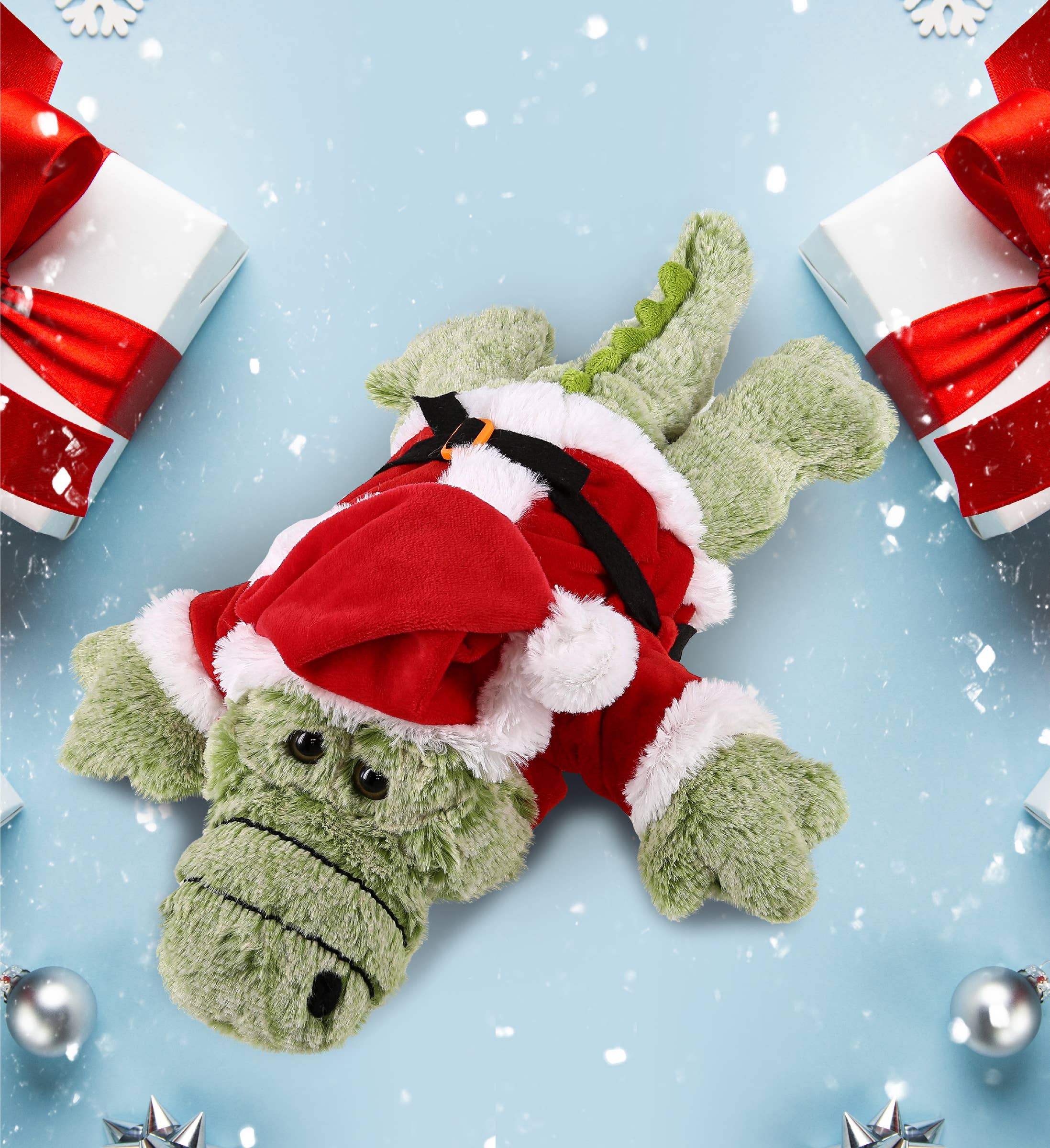 Plush Santa - Super-Soft Plush - Alligator Large Stuffed Animal