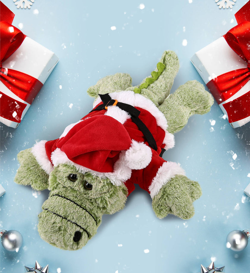 Plush Santa - Super-Soft Plush - Alligator Large Stuffed Animal