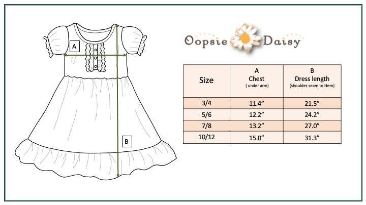 Kids Tangerine Ruffle Button Dress