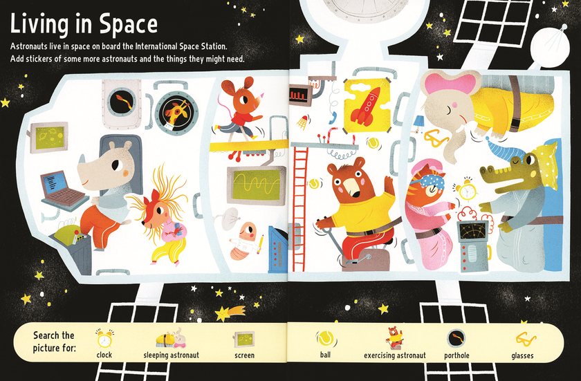 Big Stickers, Space Sticker Book