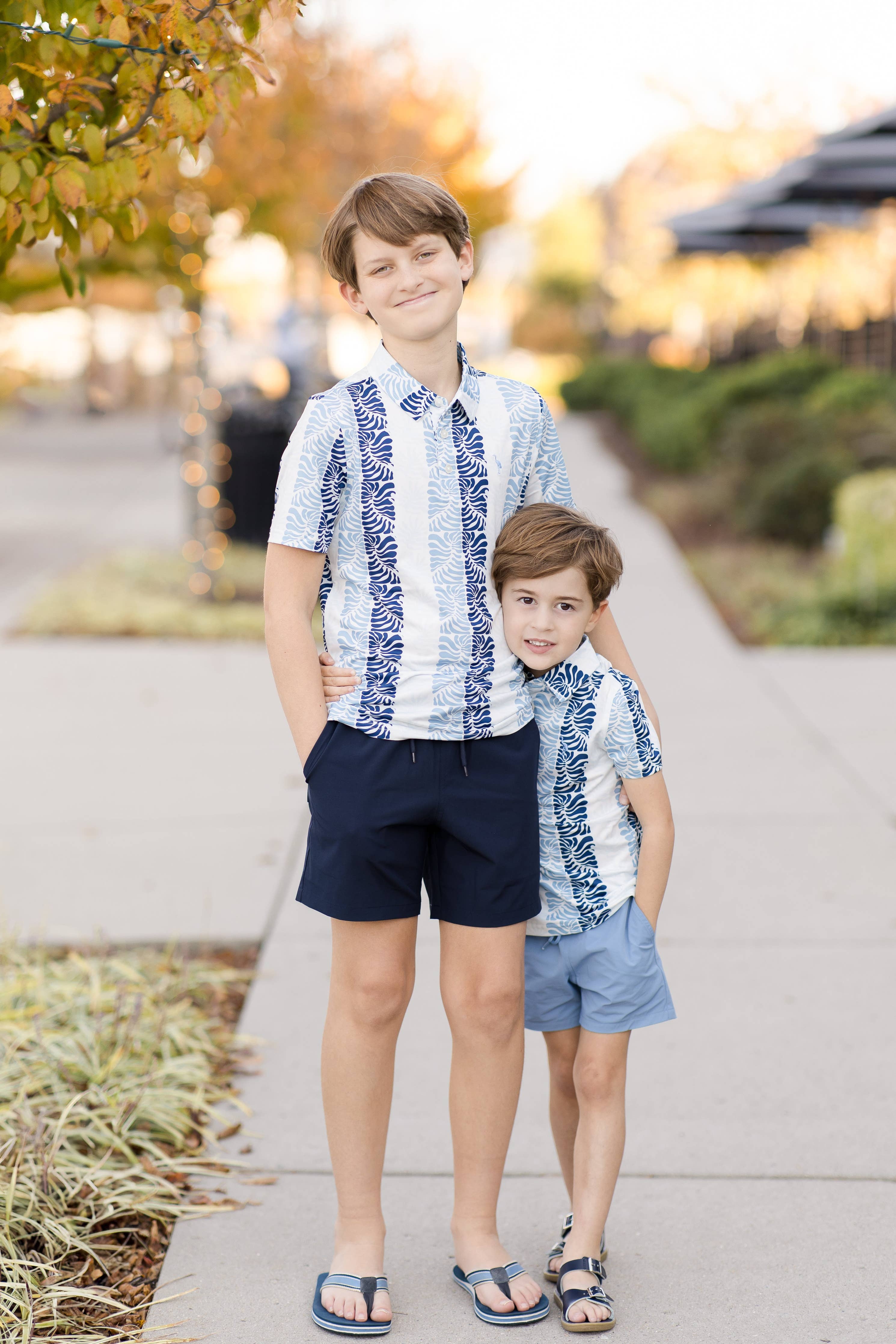 Boys Performance Polo | Coastline Leaf