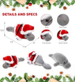 Plush Santa - Wild Collection Plush - Grey Manatee Stuffed Animal