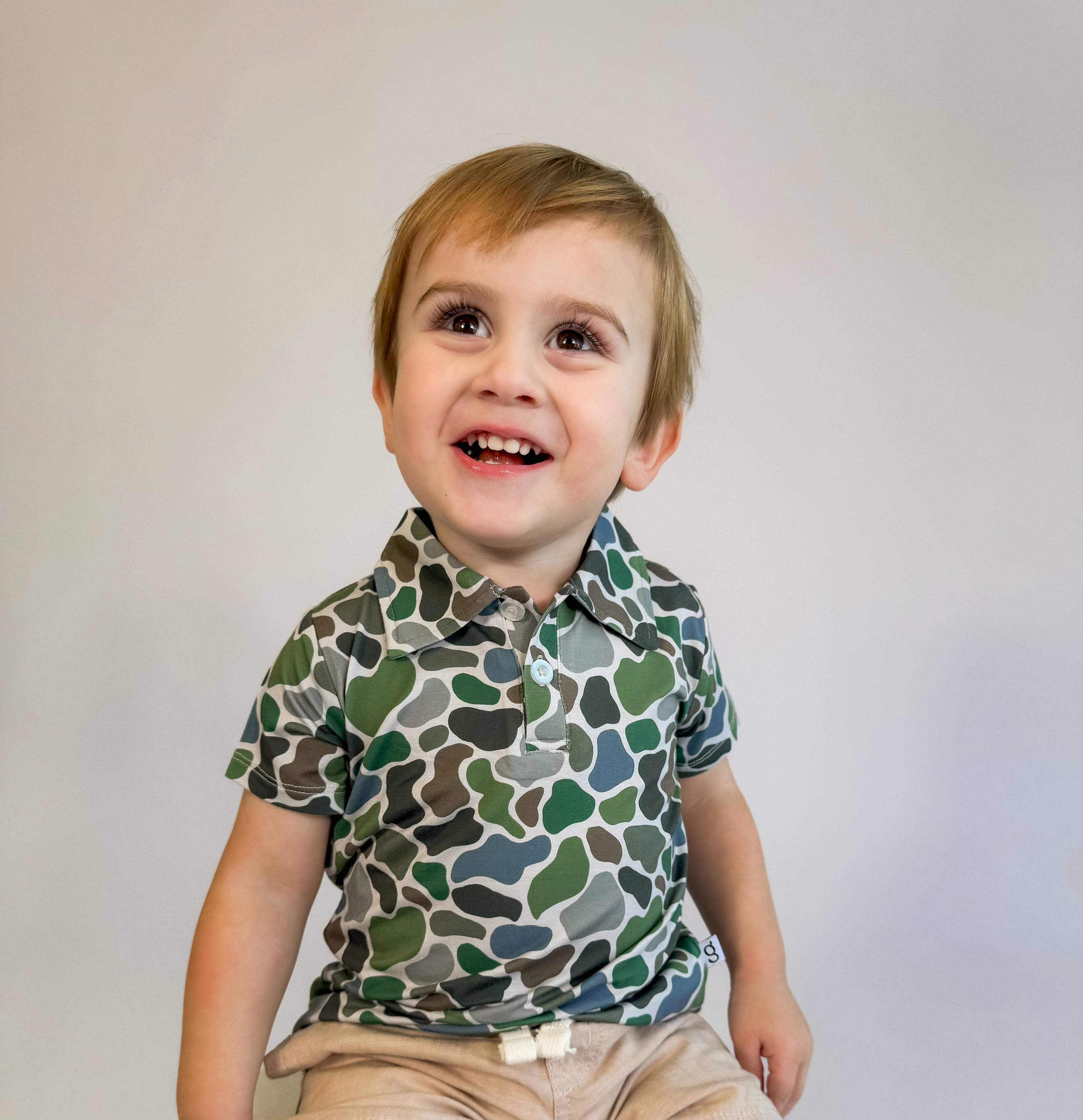 Pebble Camo - SS Polo Shirt