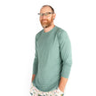 Adult Tropical Green Unisex Bamboo Long Sleeve Shirt