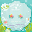CLIP ON Cutie Earrings | Glitter Rainbow Fish