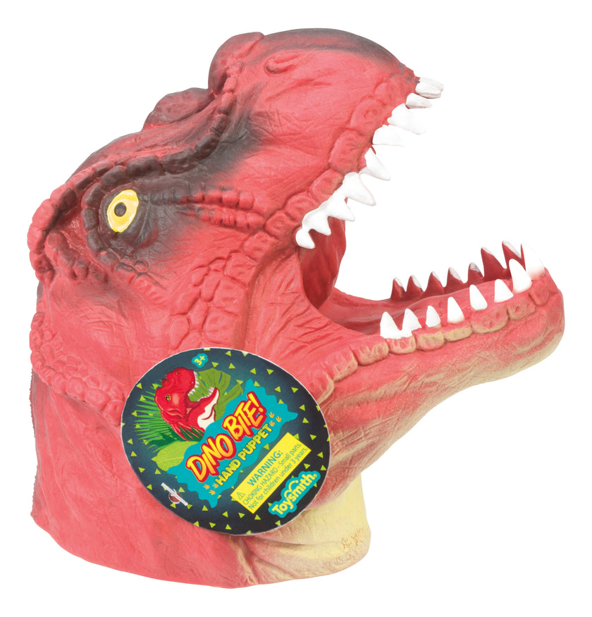 Dino Bite! Hand Puppet Toy, Assorted Colors- Each