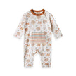 Forest Animals Kangaroo Pocket Baby Jumpsuit (Organic)