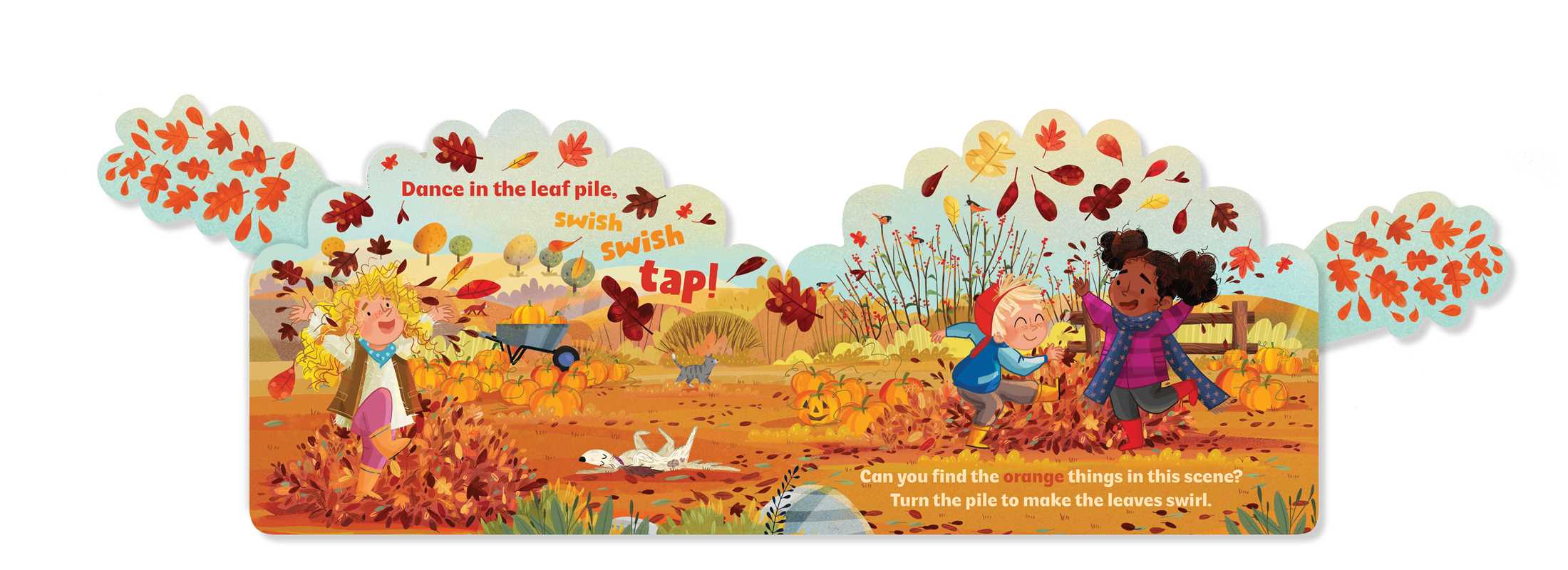 Jump in the Leaf Pile Board Book