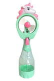 Unicorn Pony Water Spray Misting Electric Fan - Assorted