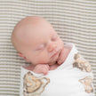 Aw, Shucks! Oyster Baby Muslin Swaddle Blanket Extra Large 47 x 47