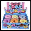 Donut Doughnut Soft Doh Filled Stretch Ball Toy