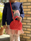 Mini Quilted Moon Handbag